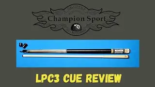 Champion Cues LPC3 Cue Review and a little pool lesson. 😊 @champion9billiard