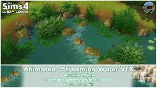 Bakies The Sims 4 Custom Content: Animated - Water Stream Effect