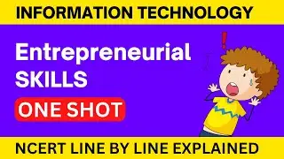 Entrepreneurial Skills Class 10 Information Technology Code 402 [Term 2] | Entrepreneurship class 10