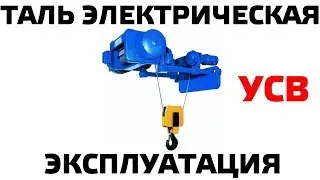 Таль электрическая (тельфер) УСВ видео работы. Electric hoist (telpher) USV video work