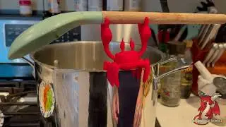 Showcasing OTOTO The Red Crab Pot Spoon Holder