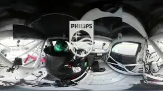 Tom Oliphant's practice lap - 360&deg; video