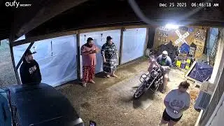 Rustys surprise Harley Davidson Christmas gift.
