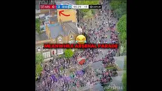 Arsenal&rsquo;s biggest parade of all time😂 #arsenal #parade #tottenham #liverpool #barcelona #napoli