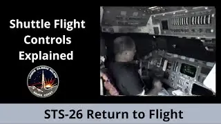 STS-26 Commander Explains Space Shuttle Cockpit Instruments and Controls for Launch and Reentry