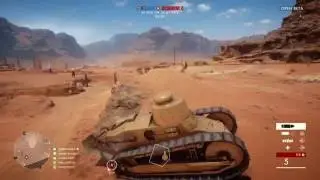 The light tank is so OP in Battlefield1  Beta , probably they are going to nerf it