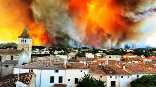 Fire inferno in France! An area larger than Paris has burned