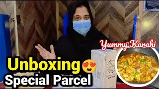 Unboxing My Parcel My Honest Review 🫣 | Special Chicken Karahi For My Family 😍| Syeda Anfaal