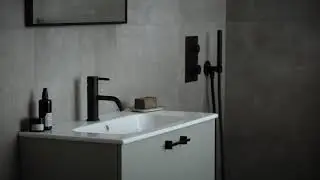 Tapwell bathroom taps and showers in Matte Black surface.