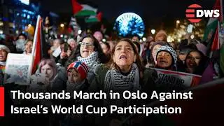 Massive Pro-Palestine Protest Erupts in Oslo Before Norway vs Israel World Cup Qualifier | AD15