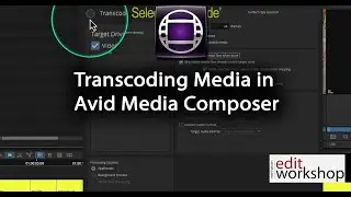 Transcoding Media in Avid Media Composer