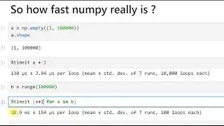 So, how fast numpy really is?