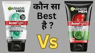 कोणसा Best है ? - Garnier Men Acno Fight Gel Cleanser  Vs  Anti Pimple Face Wash 