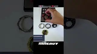 How Heavy is Dangerous Belial2 and its Parts? B-191 Set Beyblade Burst DB Weight Guide #shorts