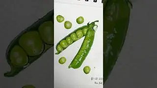 peas painting #shorts #painting #art