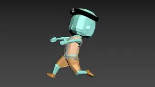 'Aye Aye Captain' Final Animation; Male Run Carry