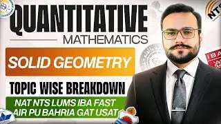 Solid Geometry Problems | Solid Geometry Problems | NTS GAT USAT Past Paper Questions | NTS Test