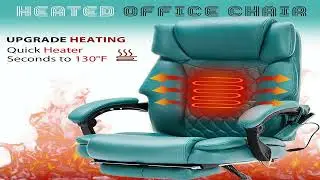 Review: HESL Massage Office Chair with Foot Rest | 6 Points Vibration and Heat