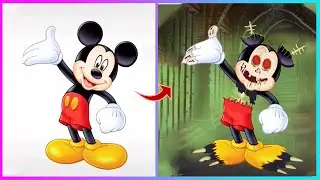 Mickey Mouse Halloween Style  - Glow Up Halloween