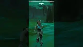 child Aloy in open world glitch