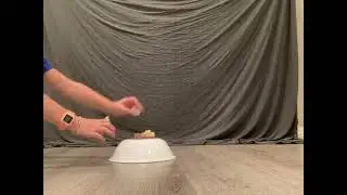Making mini ice cream sundae