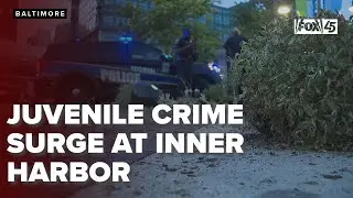 Juvenile crime surge at Inner Harbor underlined by food delivery robbery attempt