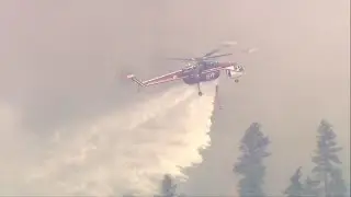 Jolly Mountain Fire continues to burn out of control