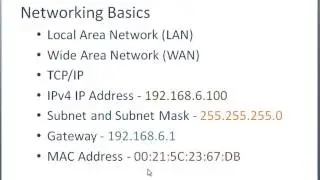 CCNA 200-120 Training Basic Networking