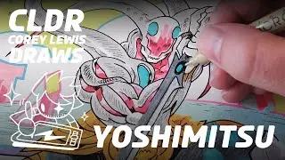 Yoshimitsu (Tekken 7) Drawing Video - Corey Lewis Draws