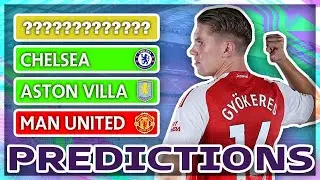 Premier League Predictions 25/26 Table