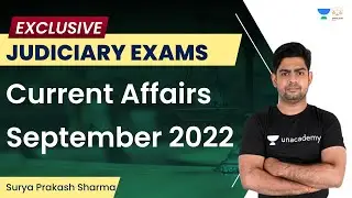 Current Affairs (September 2022) | Surya Prakash Sharma | Linking Laws | Current Affairs Batch