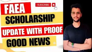 FAEA Scholarship Official Important Update💯 #delhiuniversity #scholarship2023 #scholarship #srcc
