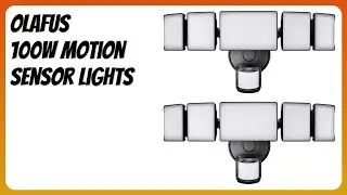 REVIEW (2026): Olafus 100W Motion Sensor Lights. Features