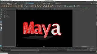 Fantasy Text Effect In Maya