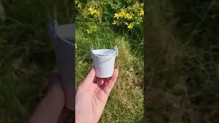 Metal Flower Planter Mini Bucket For Garden & Decoration