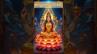 అన్నపూర్ణాదేవి అవతారం 🌸🍚 Annapurna Devi Avataram Story in Telugu | Kids Spiritual Story ✨