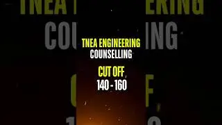 TNEA 2025 Cutoff 140-160 | Best Engineering Colleges & Admission Guide #shorts #ytshorts