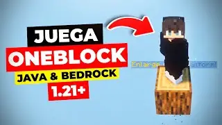 🔥 C&oacute;mo JUGAR ONEBLOCK en Minecraft 1.21 & 1.21.1 🌟  [Java & Bedrock] 🚀 |  Instalar & Descargar
