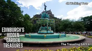 4k Walking Tour Edinburgh Princes Street Gardens
