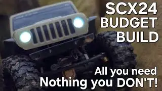 Axial scx24 Jeep Gladiator Budget Build. parts+free mods and adjustments for max performance.