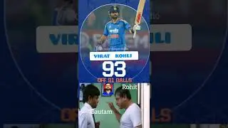 Virat Kohli 93 runs against NZ in ODI series. #cricket #viratkohli #cricketshorts