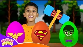 Superhero Surprise Eggs & More Fun Songs 🎁🦸 | Kids Songs Compilation &ndash; Kuku and Cucudu