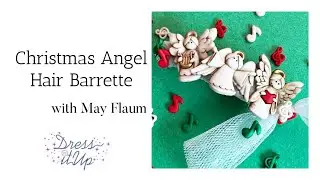 Christmas Girl Barrette Craft