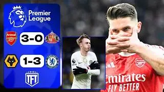 Arsenal Go 9 POINTS CLEAR! Arsenal 3-0 Sunderland Highlights! Palmer HATTRICK! Wolves 1-3 Chelsea