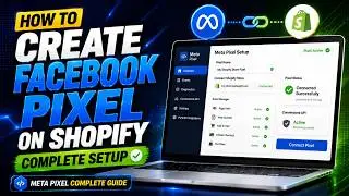 How to Create Facebook Pixel On Shopify | Complete Meta Pixel Setup-Connect & creation | Class-4