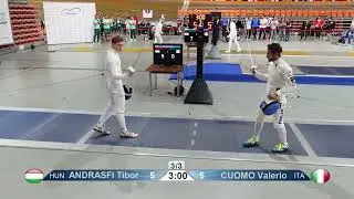 2023 1449 T32 02 M E Individual Plovdiv BUL ZCH BLUE CUOMO ITA vs ANDRASFI HUN