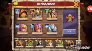 Attempting the Eyecatcher Archdemon Castle Clash!!!
