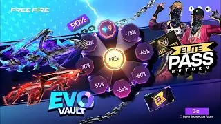 Elite Pass Return Event 2025 l Next Evo Vault October 2025 l Free Fire New Event l Ff New Event 