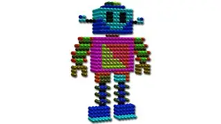 Make Mechanical Toy Robot With Colorful Magnetic Balls - ASMR Magnet World 3D