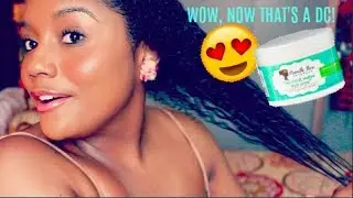 I THINK I'M IN LOVE! l Camille Rose Naturals Coconut Water Penetrating Treatment Demo & REVIEW